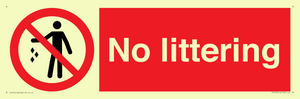 No littering